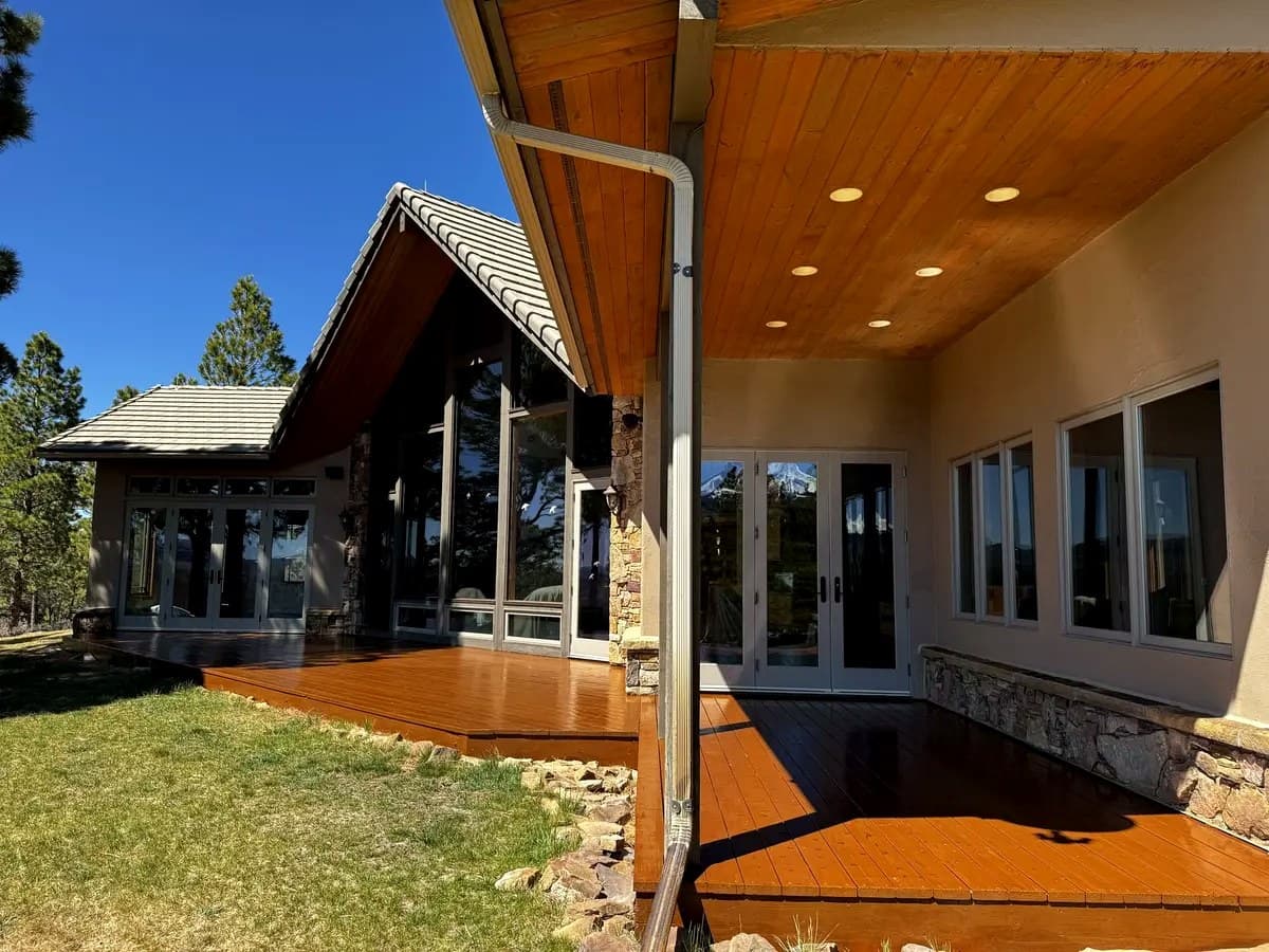 Top jobsite of the month — mountain home deck