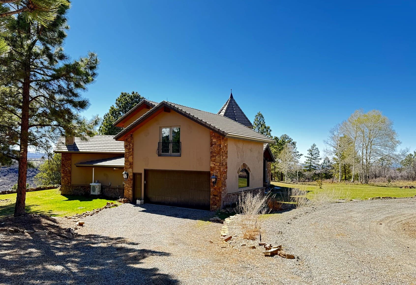 Mountain home front elevation